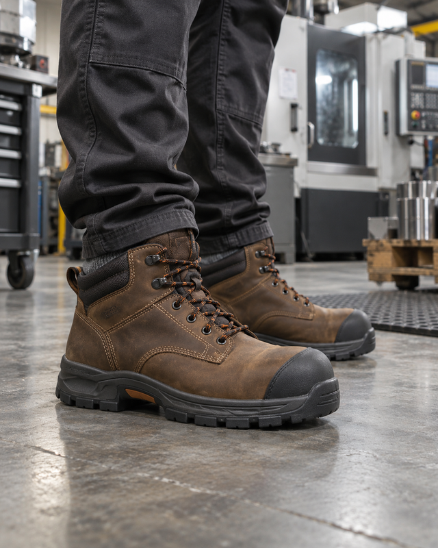 Safety-toe shoes + Boots
