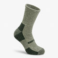 Sage Green Explore Midweight 6" Crew alpaca sock right front view