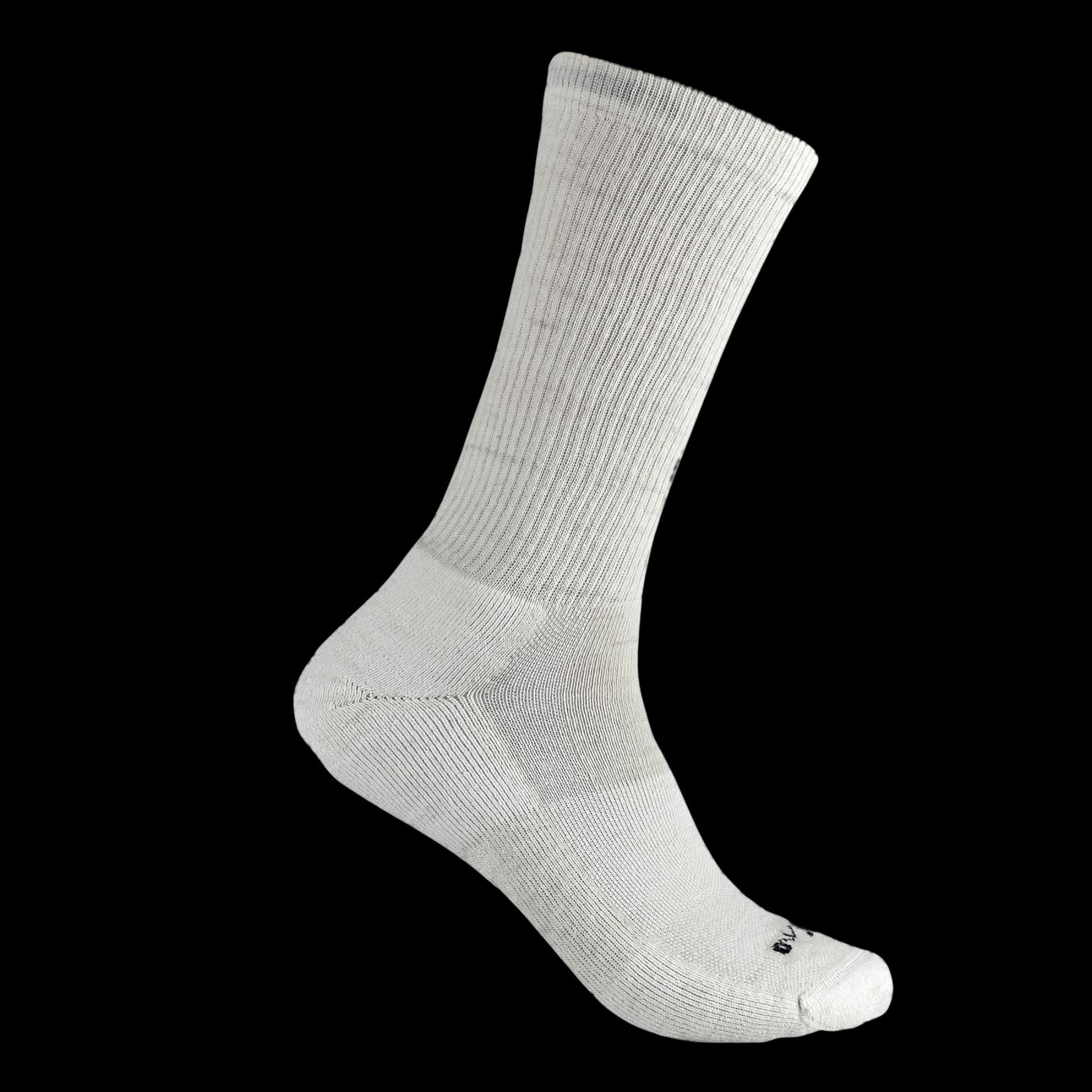 White sock on a transparent background