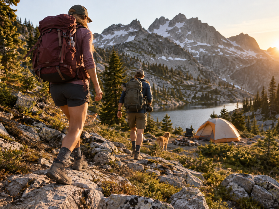 From first light to campfire.