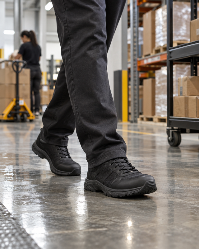 Slip-Resistant Work Shoes
