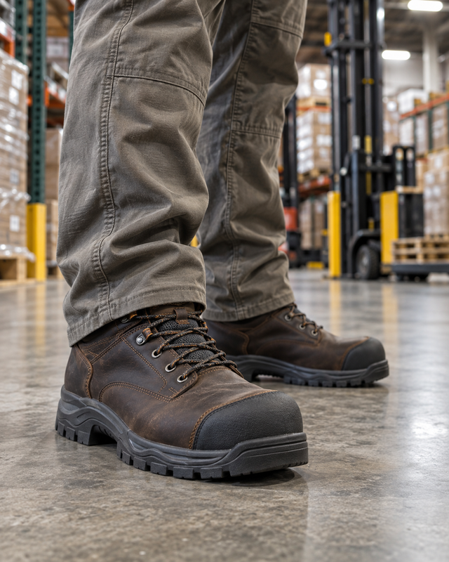 SAFETY-TOE SHOES + BOOTS